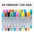 Import Fluorescent 30 colors water-based valve structure acrylic paint watercolor marker pen from China
