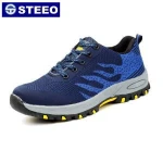 flyknit Waterproof Safety Boots Lightweight compositeToe Safety Shoes