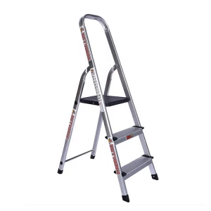 Folding Portable Handrail Tray Lightweight Aluminium 3 steps Ladder