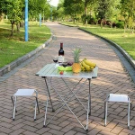 Folding Portable White Factory Direct Sale Modern Design Table Restaurant Outdoor