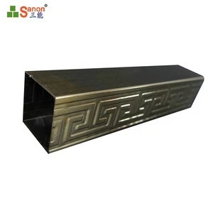 Foshan ERW welded inox 304 golden color stainless steel pipe