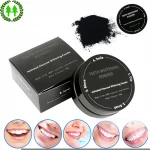 FREE DESIGN Label Mint Flavor Charcoal Teeth Whitening with Activated Powder