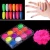 Import free sample 12 colors fluorescent neon builder acrylic nail powder  for nail art makeup from China