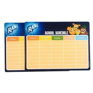Fridge magnet memo notepad weekly monthly planner custom dry erase boards magnetic whiteboard calendar