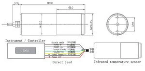 FST600-401 Digital 0-5V Infrared High Temperature Measuring Instrument Sensor