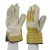 Import Full palm striped back seepage control oil anti-scald cow head leather half leather work safety gloves from China