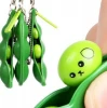 Fun Simulated Mskwee Beans Anti Stress Squishy Fidget Keychain Squishy Toys For Kids And Adults