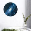 Funlife11 inch Art Wall Clock Blue Moon Acrylic Printed Wall Non Ticking Decorations for Aesthetic Bedroom Living Office Kitchen