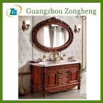 G91003 Antique Bathroom Vanity Cabinet Marble Countertop Bathroom Mirror Cabinet