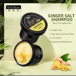 Ginger Salt Gentle Shuangjie Shampoo Oil Control Anti-itch Nourish Hair Dandruff Polygonum Multiflorum Ginger Shampoo