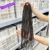 girls mermaid braided tinsel ponytail synthetic hair rainbow tinsel braided ponytail hair extension mix tinsel