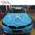 Import Glossy Blue Vehicle Wrapping Stickers Foil Glossy Vinyl Film Body Car Wrap Film 1.52*18m from China