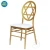 Import Gold paint stacking banquet chair hotel wedding decorations event party phoenix chair from China