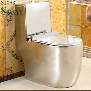 golden ceramic wc toilet gold plated toilet set bathroom silver toilet bowl