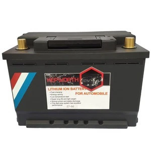 Good quality 60ah 1300CCA 12v lifepo4 lithium battery 27-66 car battery for car truck boat golf cart