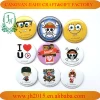 Good quality badge custom round safety metal pin badge tin pin button badge