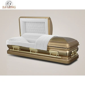 Good quality funeral supplies Russett Copper Finish ataudes/bier/coffin