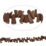 Good quality goldstone gold sandstone stone beads jewelry making bulk bead 7x15mm-10x19mm Hole: 1090054