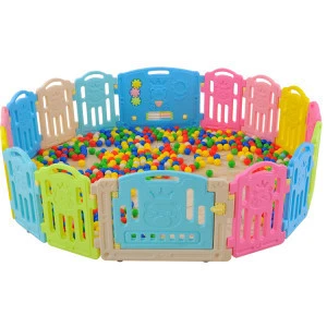 Good quality kids plastic play fence baby playpen for european standard