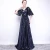 Import Graceful Lady Shiny Sequin Evening Dress Big Sleeves Shiny Sequin Evening Dress from China