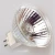 Import gu5.3 12v 24v 35w 50w halogen MR16 light lamp with clear glass from China