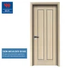 Guangzhou Foshan PVC edge Wooden Door Durable Safety Front Wood Door for hotel