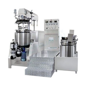GUANYU hydraulic lifting tilting vacuum homogenizing emulsifier for Pharmaceutical &amp; chemical factory machine