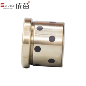 Guide bushing for bronze material bushes