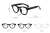 Import GUVIVI Customized China eyeglasses frame 2019 fashion CE&FDA  Round frame optical eyeglasses from China