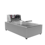 GZKITCHEN 12L Deep Fryer Potato Chips Chicken Food Electric Fryer Adjustable Temperature Commercial Frying Machine With Basket
