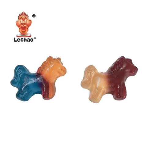 Halal Jelly Horse Shape Candy Sweet Fruit Flavored Gummy Candy Toys