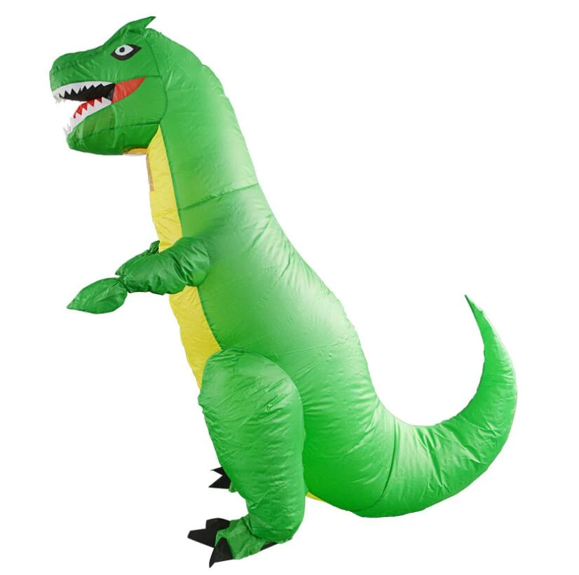 Halloween stage performance inflatable costume Christmas activity cartoon novelty green dinosaur Tyrannosaurus costume