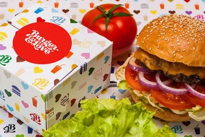 hamburger box,foldable hamburger box,folding burger box