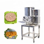 Hamburger patty machine chicken burger production line meat pie making line