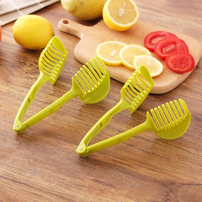Handheld kitchenware tomato slicer bread clip fruit and vegetable cut potato creative gadget kitchen accessories