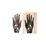 Hands Mehndi Henna Stencil Flower Lace Tattoo Airbrush Painting for Women Hands Art Tattoo Stencils Waterproof