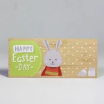 Happy easter day greeting card