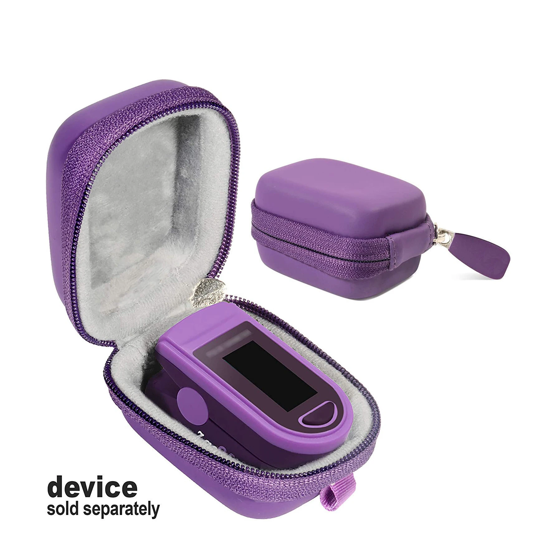 Hard EVA Travel Oximeter ProtecTive Case Bag, Carry Pouch Box for Fingertip Pulse Oximeter