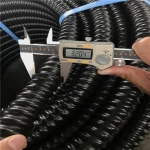 HDPE Carbon Corrugated Pipe PE Spiral Electrical Conduit