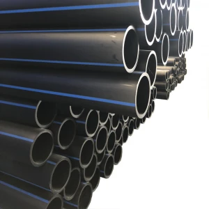 HDPE pipe black plastic tubes China Manufacturers wholesale Pe100 water pipe HDPE pipe and fittings for water supply