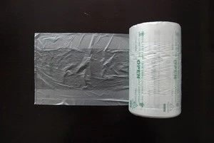 hdpe/ldpe household plastic transparent (colored) flat bag on roll/block for fruit/vegitable/sea food