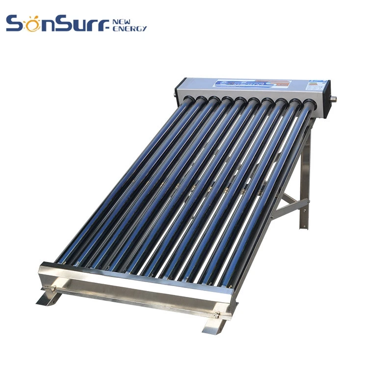 Heat Pipe Non Pressured Vacuum Tube Heater Solar Thermal Collector