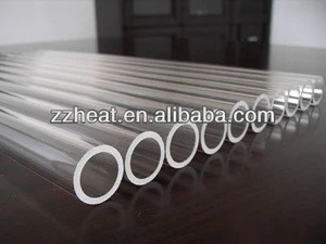 Heat Resistant 300mm Quartz Glass Tube