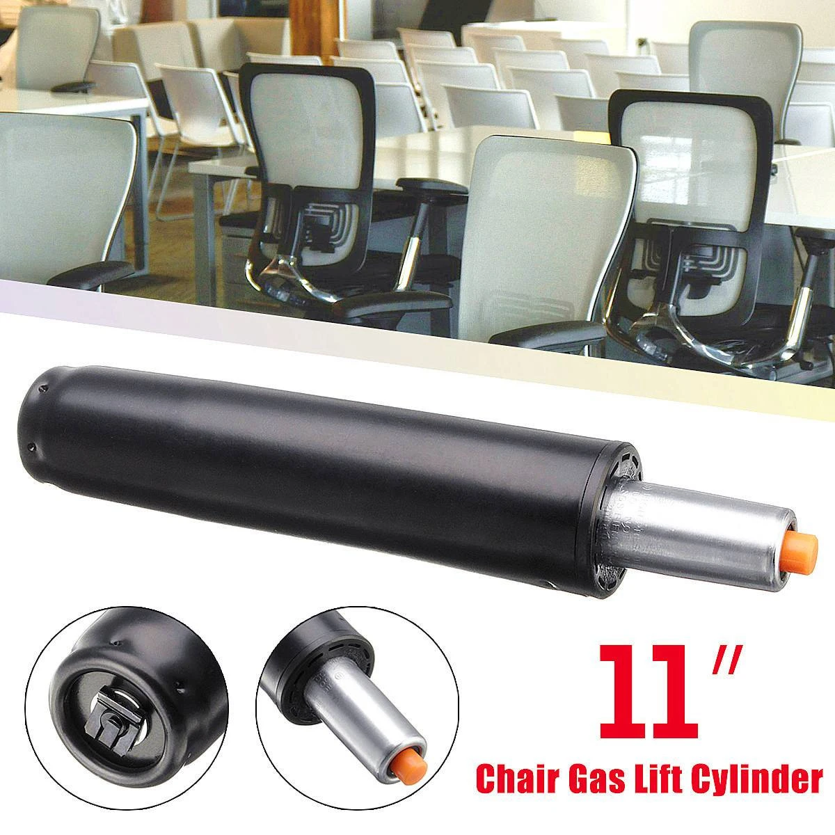 Heavy   11&#x27;&#x27; Pneumatic Rod Gas Lift Cylinder Chair Replacement Accessories For General Office Chairs Bar Computer Chairs