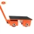 Import heavy load equipment machine moving roller skates transfer dolly trolley from China