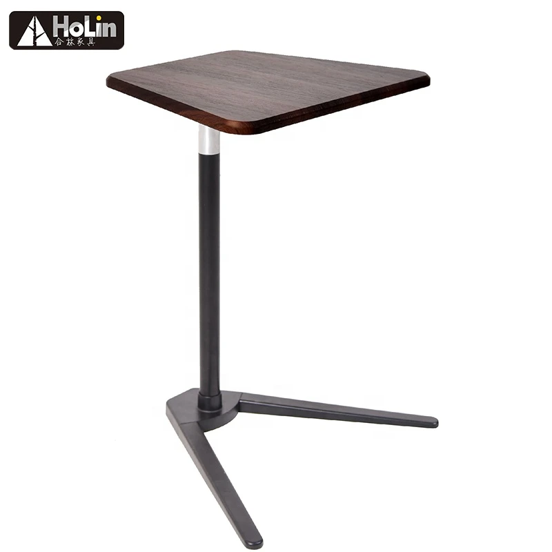 Height Adjustable Computer Desk Portable End Side Coffee Table Movable Laptop Desk