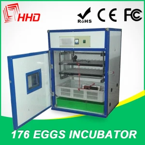 HHD 176 egg incubator large capacity poultry egg incubator small size industrial incubator