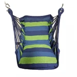 High comfultable hanging outdoors swing wood canvas hammock cradle chair