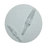 High Heat Resistance Reliable 3 Way Round Straight Tube Connector Plastic