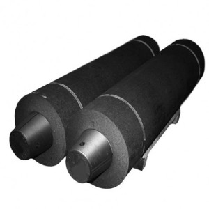 High power 300mm RP graphite electrode with nipples for arc furnaces